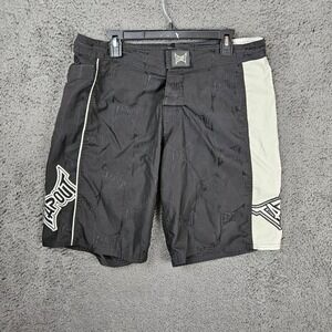 Tapout Black Graphic MMA Board Shorts Men's Athletic Size 36